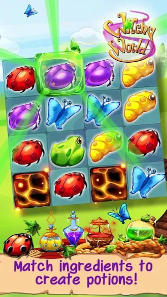 Witchy World (Уитчи Ворлд) [МОД: Меню, Бесконечные монеты и Открытые уровни] Screenshot 2