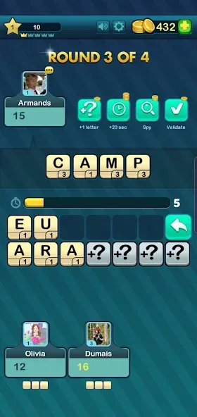 Word Battle (Уорд Баттл) [МОД: Деньги, Монеты и Меню MOD] Screenshot 1