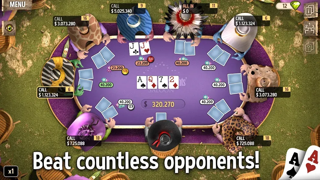 Governor of Poker 2 - Offline [МОД: Много монет, Открытые уровни и Мега MOD] Screenshot 4