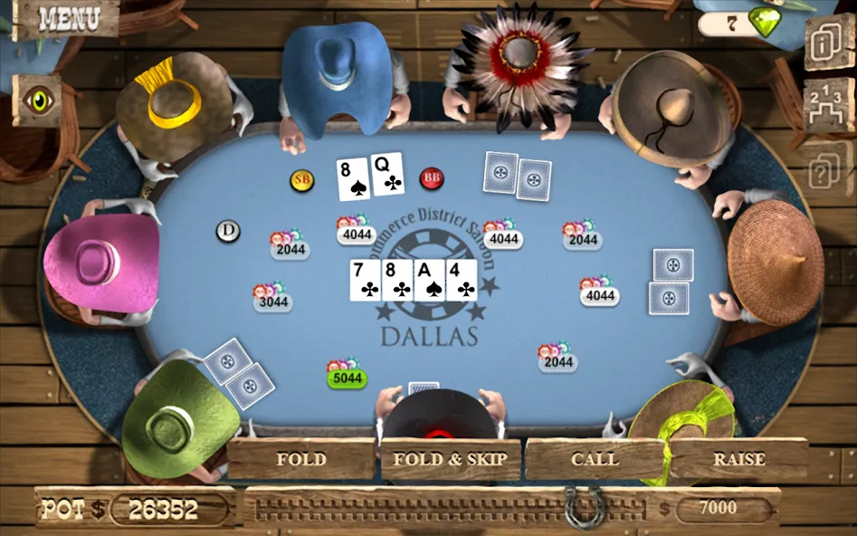 Governor of Poker 2 - Offline [МОД: Много монет, Открытые уровни и Мега MOD] Screenshot 5