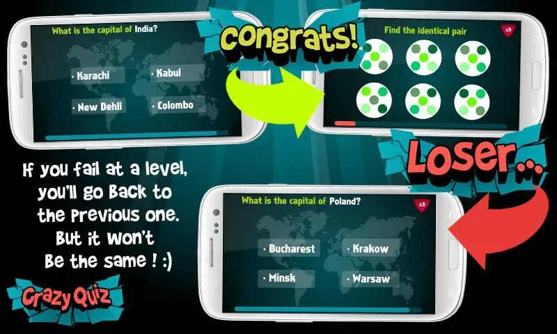 Crazy Quiz (Крэйзи Квиз) [МОД: Много денег, Монет и Все открыто] Screenshot 4