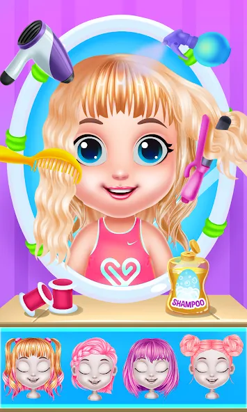 Baby Girl Caring Pinky Style (Беби Грл Керинг Пинки Стайл) [МОД: Много денег, Монет и Все открыто] Screenshot 2