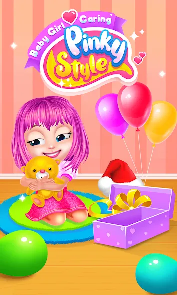 Baby Girl Caring Pinky Style (Беби Грл Керинг Пинки Стайл) [МОД: Много денег, Монет и Все открыто] Screenshot 4