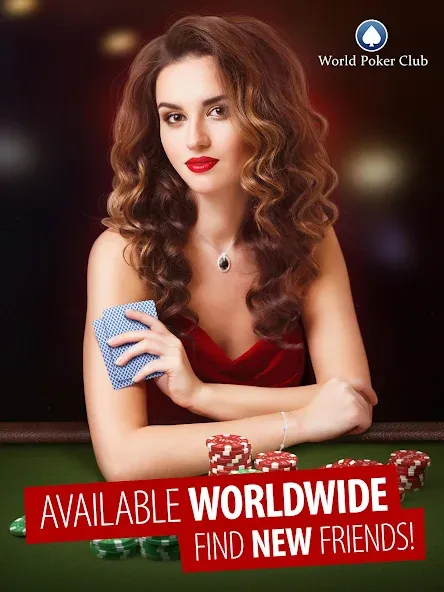 Poker Games: World Poker Club (Покер Гейм) [МОД: Много денег, Монет и Все открыто] Screenshot 1