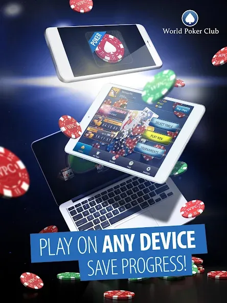 Poker Games: World Poker Club (Покер Гейм) [МОД: Много денег, Монет и Все открыто] Screenshot 3