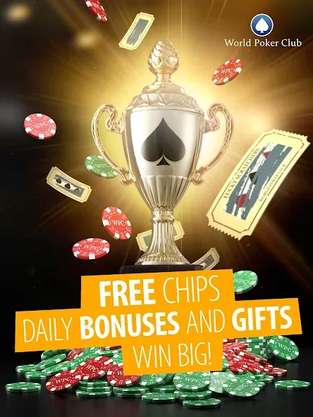 Poker Games: World Poker Club (Покер Гейм) [МОД: Много денег, Монет и Все открыто] Screenshot 4