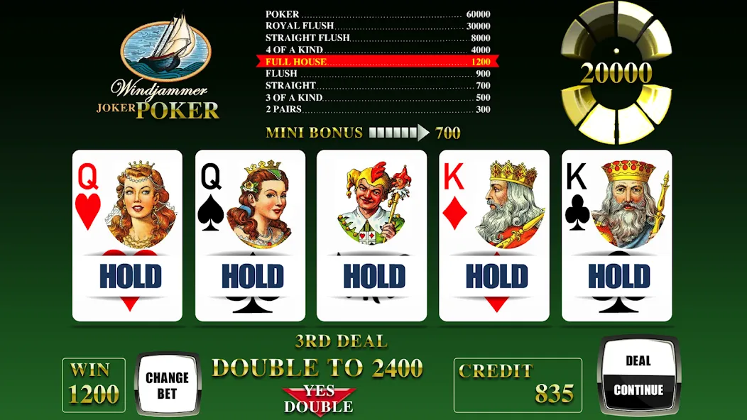Windjammer Poker (Уиндджаммер Покер) [МОД: Деньги, Монеты и Меню MOD] Screenshot 2