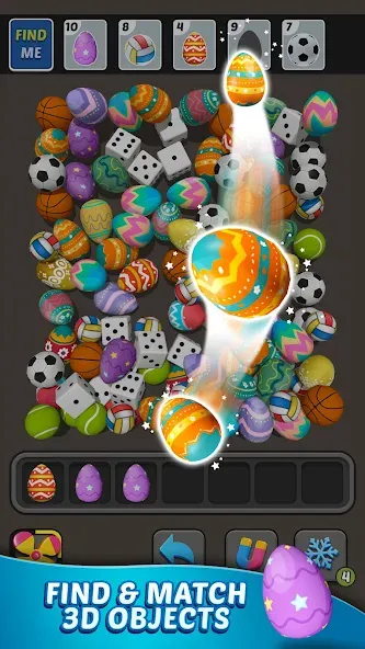 Triple Find - Match Triple 3D (Трипл Файнд) [МОД: Много денег, Монет и Все открыто] Screenshot 1