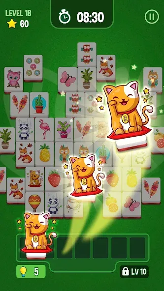 Mahjong Triple 3D -Tile Match (Маджонг Трипл 3Д) [МОД: Все открыто, Дополнительные деньги и Меню MOD] Screenshot 3