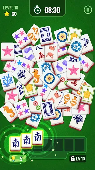 Mahjong Triple 3D -Tile Match (Маджонг Трипл 3Д) [МОД: Все открыто, Дополнительные деньги и Меню MOD] Screenshot 4