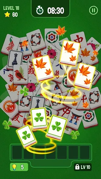 Mahjong Triple 3D -Tile Match (Маджонг Трипл 3Д) [МОД: Все открыто, Дополнительные деньги и Меню MOD] Screenshot 5