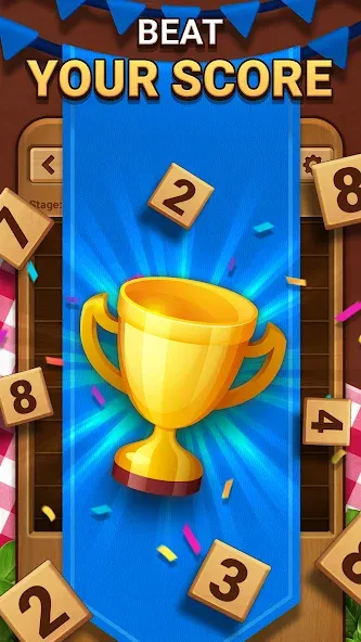 Woodber - Classic Number Game (Вудбер) [МОД: Бесконечные деньги, Монеты и Мега MOD] Screenshot 4