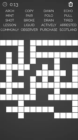 Crossword : Word Fill [МОД: Все открыто, Дополнительные деньги и Меню MOD] Screenshot 3