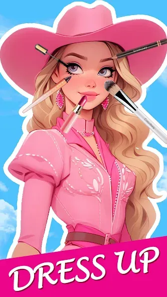 Doll Makeover: dress up games (Долл Мейковер) [МОД: Деньги, Монеты и Меню MOD] Screenshot 1