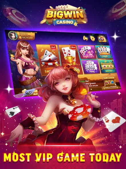 Bigwin - Slot Casino Online (Бигвин) [МОД: Деньги, Монеты и Меню MOD] Screenshot 2