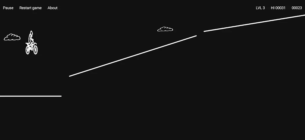 Crazy Moto Racer - 2D Racer (Крейзи Мото Рейсер) [МОД: Меню, Бесконечные монеты и Открытые уровни] Screenshot 1