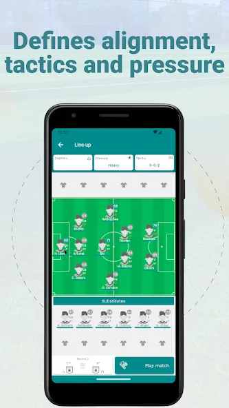 Superkickoff - Soccer manager (уперкикофф) [МОД: Меню, Бесконечные монеты и Открытые уровни] Screenshot 5