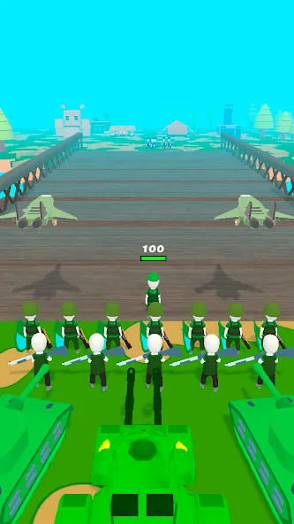Island Warfare 3D: Guns' Land (Айленд Ворфер) [МОД: Меню, Бесконечные монеты и Открытые уровни] Screenshot 2