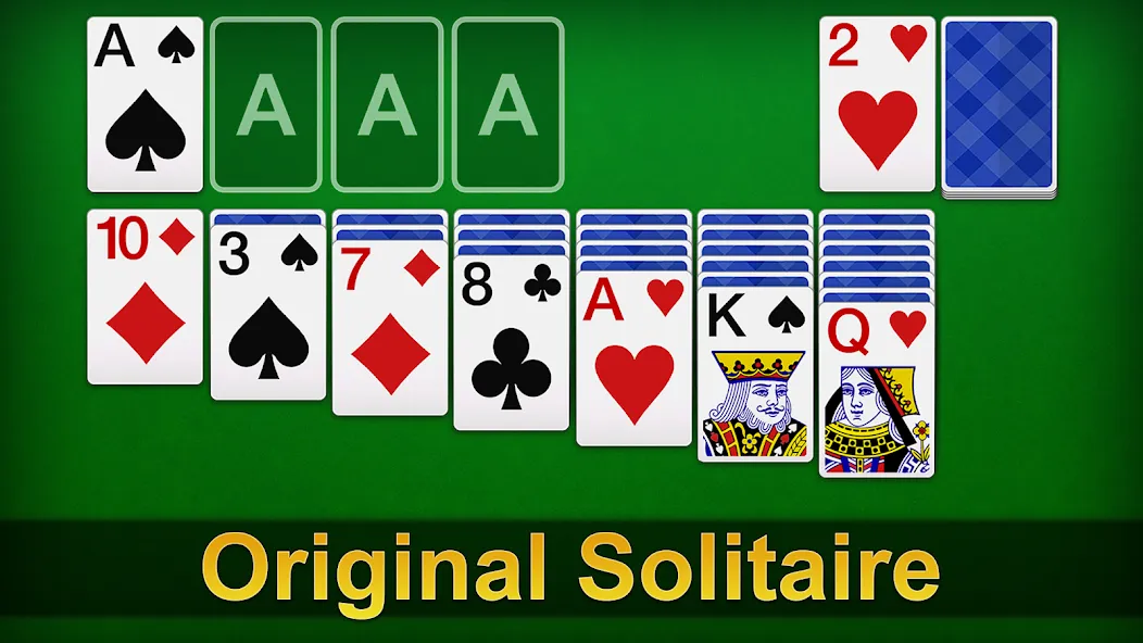 Solitaire - Classic Card Games [МОД: Много монет, Открытые уровни и Мега MOD] Screenshot 1