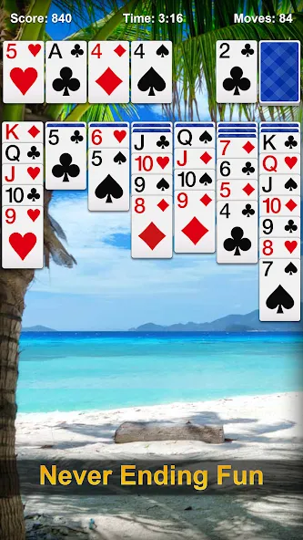 Solitaire - Classic Card Games [МОД: Много монет, Открытые уровни и Мега MOD] Screenshot 4