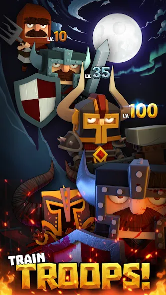 Kingdoms of HF - Dragon War (Кингдомс оф ХФ) [МОД: Много денег, Монет и Все открыто] Screenshot 2