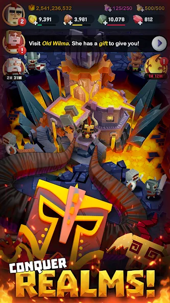 Kingdoms of HF - Dragon War (Кингдомс оф ХФ) [МОД: Много денег, Монет и Все открыто] Screenshot 4