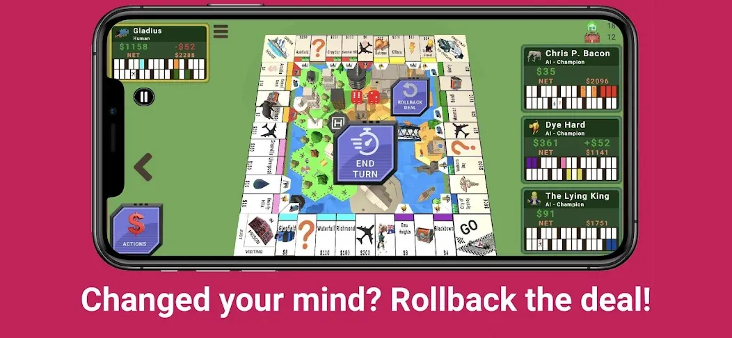 Quadropoly - Monopolist Tycoon [МОД: Много денег, Монет и Все открыто] Screenshot 4