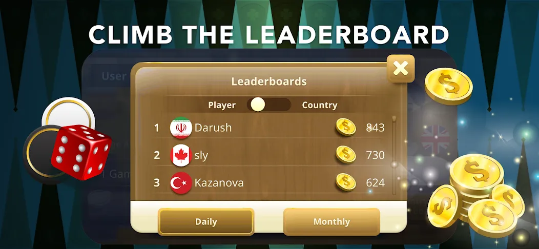 Backgammon Classic + Online [МОД: Бесконечные деньги, Монеты и Мега MOD] Screenshot 5