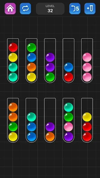 Ball Sort Puzzle - Color Game [МОД: Бесконечные деньги, Монеты и Мега MOD] Screenshot 4
