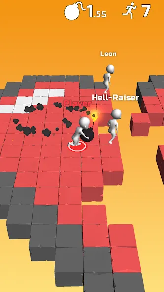 Do Not Boom .io - Tag io game [МОД: Много монет, Открытые уровни и Мега MOD] Screenshot 1