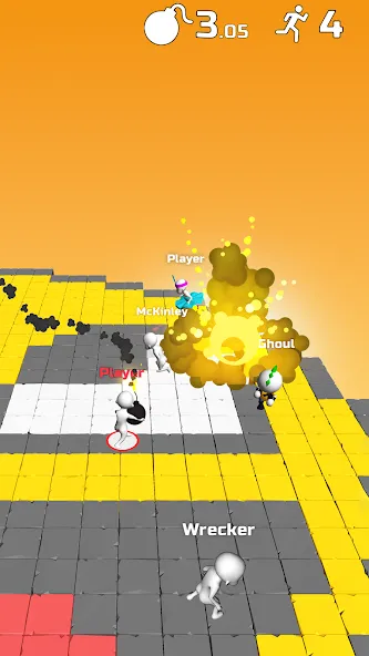 Do Not Boom .io - Tag io game [МОД: Много монет, Открытые уровни и Мега MOD] Screenshot 4