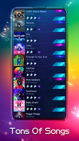 Piano Fire: Edm Music & Piano (Пиано Файр) [МОД: Деньги, Монеты и Меню MOD] Screenshot 4