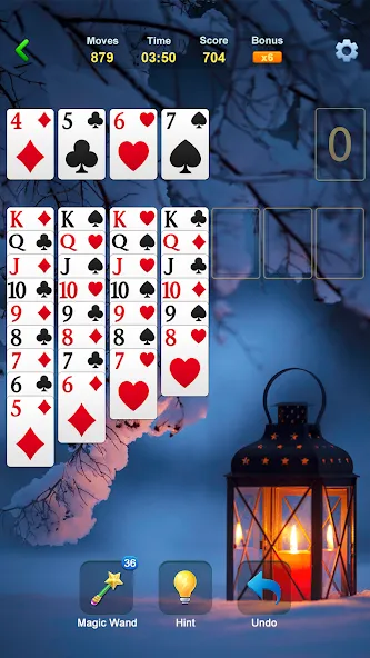 Solitaire - Classic Card Games [МОД: Деньги, Монеты и Меню MOD] Screenshot 3