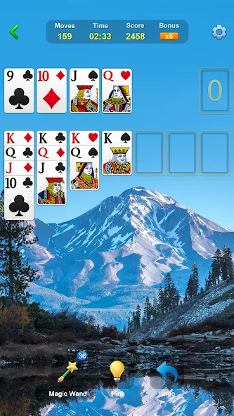 Solitaire - Classic Card Games [МОД: Деньги, Монеты и Меню MOD] Screenshot 5