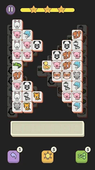 Match 3 Animal - Zen Puzzle (Матч 3 Животное) [МОД: Много денег, Монет и Все открыто] Screenshot 1