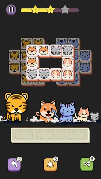 Match 3 Animal - Zen Puzzle (Матч 3 Животное) [МОД: Много денег, Монет и Все открыто] Screenshot 2