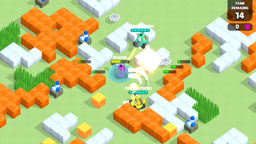 Super Tank Hero (Танковые сражения ) [MOD: Много монет/Энергии] - Скриншот 1