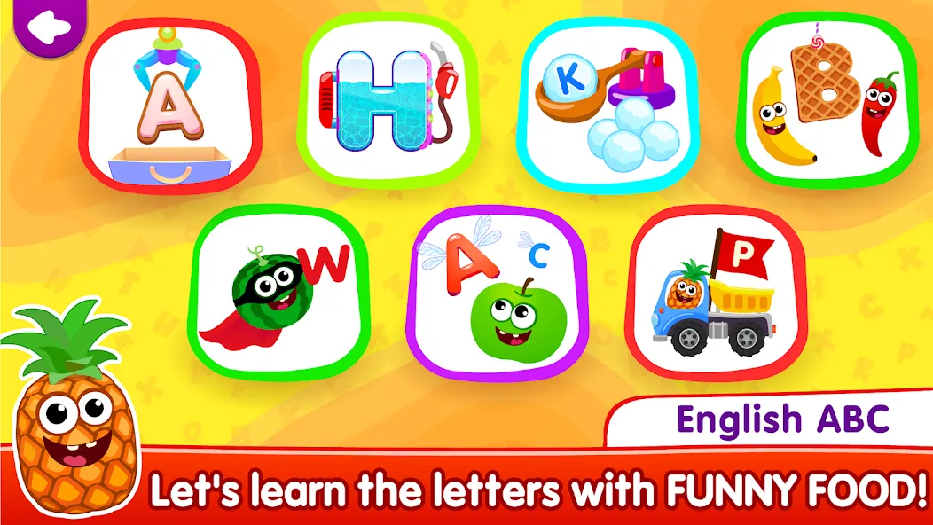 ABC kids! Alphabet learning! [МОД: Деньги, Монеты и Меню MOD] Screenshot 1