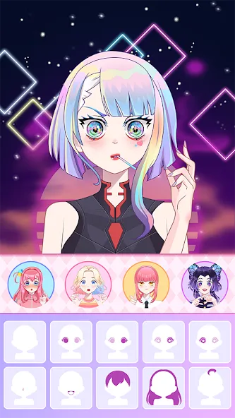 Anime Avatar Maker ASMR (Аниме Аватар Мейкер АСМР) [МОД: Много монет, Открытые уровни и Мега MOD] Screenshot 5
