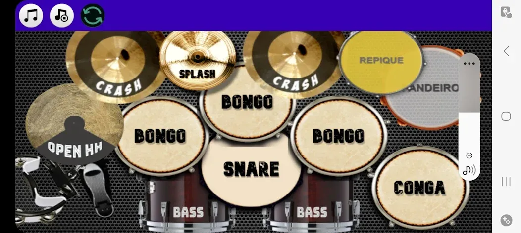 Drum Studio: Bateria Virtual (Драм студио) [МОД: Меню, Бесконечные монеты и Открытые уровни] Screenshot 3