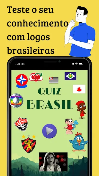 Quiz Brasil (Квиз Бразилия) [МОД: Много денег, Монет и Все открыто] Screenshot 1