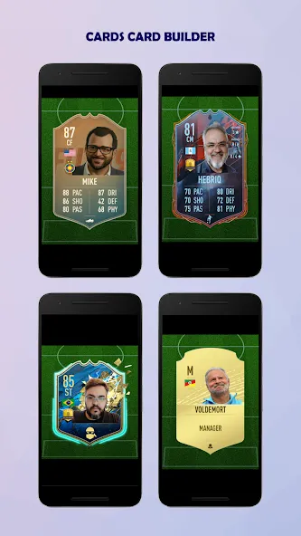 UT Card Builder 24 (ФУТ Кард Билдер 23) [МОД: Все открыто, Дополнительные деньги и Меню MOD] Screenshot 4