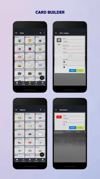 UT Card Builder 24 (ФУТ Кард Билдер 23) [МОД: Все открыто, Дополнительные деньги и Меню MOD] Screenshot 5