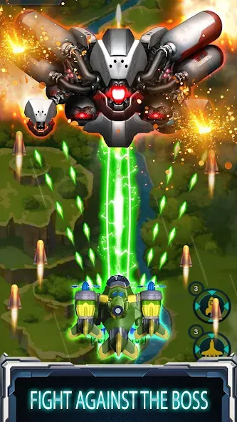 Skyforce Invaders (Скаифорс Инвейдерс) [МОД: Все открыто, Дополнительные деньги и Меню MOD] Screenshot 4