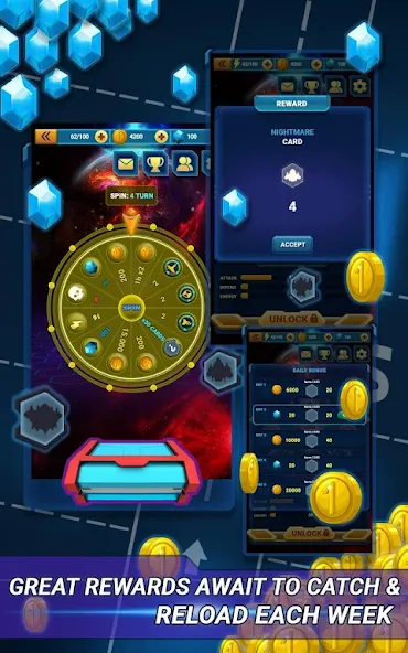 Skyforce Invaders (Скаифорс Инвейдерс) [МОД: Все открыто, Дополнительные деньги и Меню MOD] Screenshot 5