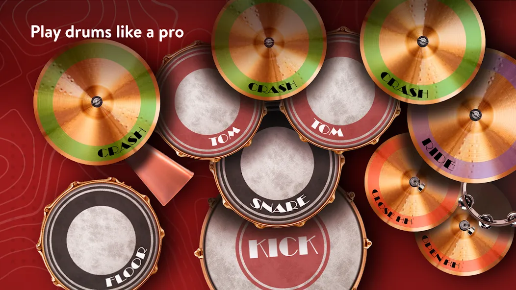 Classic Drum: electronic drums (Классик Драм) [МОД: Много монет, Открытые уровни и Мега MOD] Screenshot 1