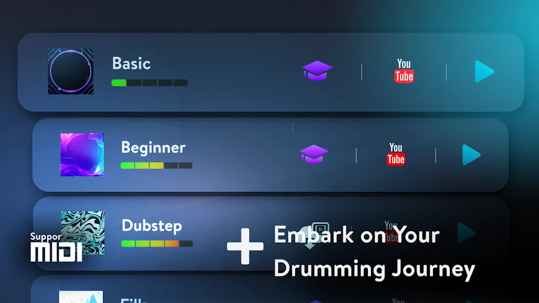 Real Drum: electronic drums (Риал драм) [МОД: Меню, Бесконечные монеты и Открытые уровни] Screenshot 3