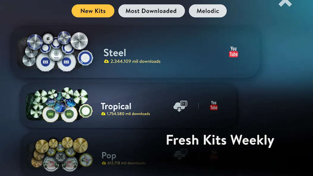 Real Drum: electronic drums (Риал драм) [МОД: Меню, Бесконечные монеты и Открытые уровни] Screenshot 5