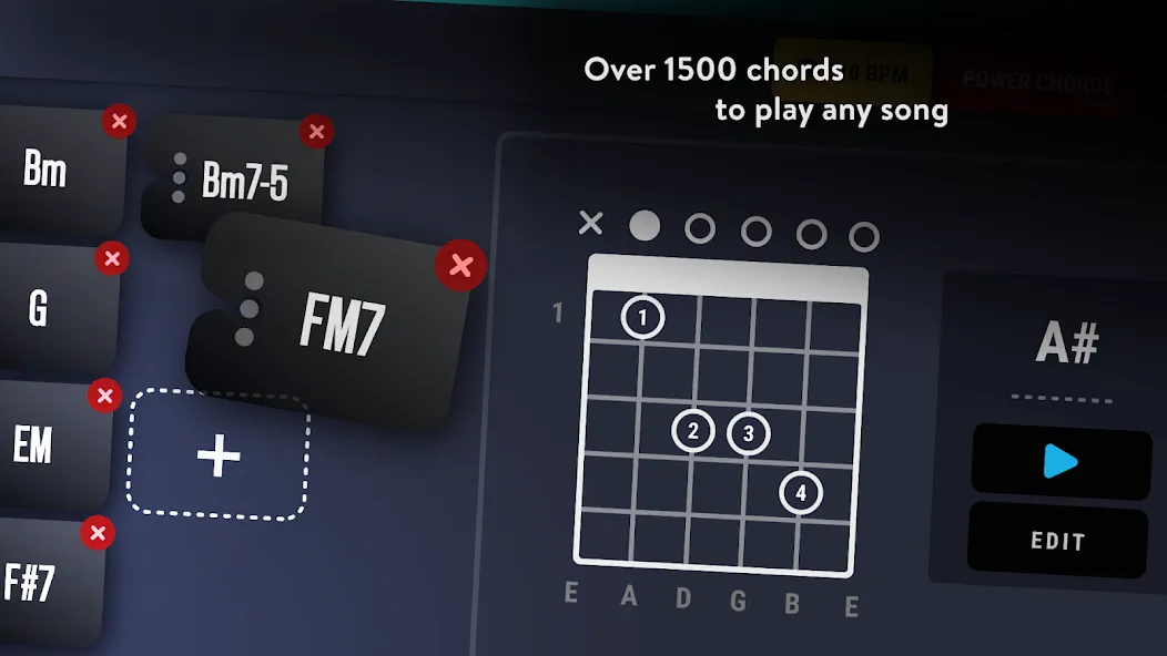 Real Guitar: lessons & chords (Реал Гитар) [МОД: Меню, Бесконечные монеты и Открытые уровни] Screenshot 4