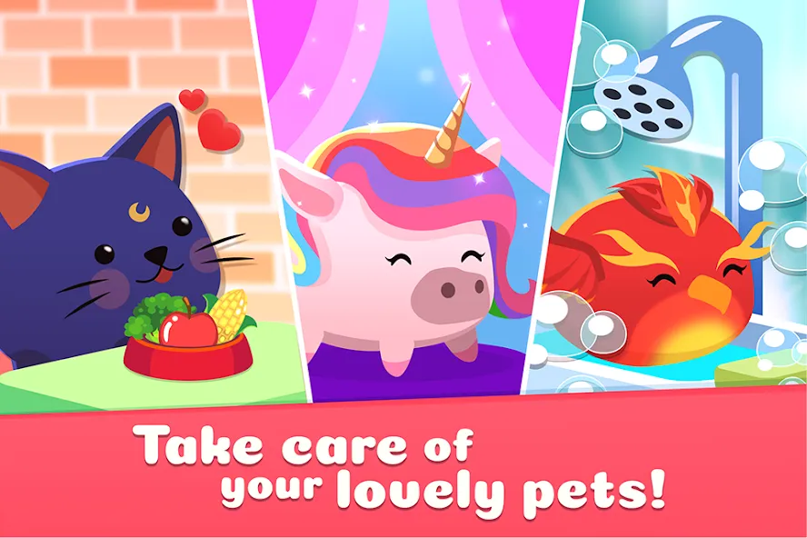 Animal Rescue: Pet Shop Story (Анимал Рескью) [МОД: Все открыто, Дополнительные деньги и Меню MOD] Screenshot 2